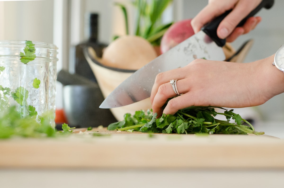 Fresh produce selection and preparation